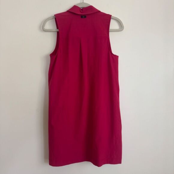 Faherty All Day Lightweight Polo Athletic Mini Dress - Pink | Size XS - Picture 7 of 8